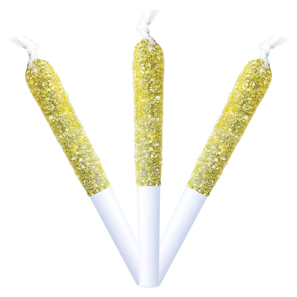 Promiscuous Peach NSFW Diamond Coated Infused Pre-Roll 3x0.5g Resin