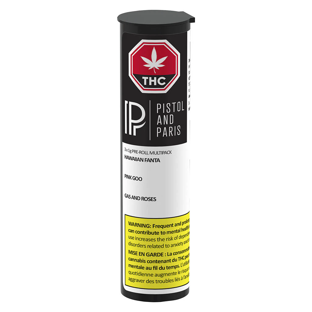 PISTOL AND PARIS - Hawaiian Fanta Pink Goo & Gas and Roses Multipack Pre-Roll - Pistol and Paris Main Image