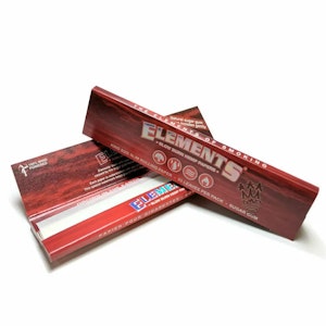 Elements - Elements Red Slow Burn Hemp Rolling Paper King Size