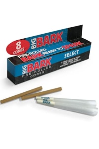 BigDog Distribution - Big Bark Prerolled Cones - Rice Paper Cone 1 1/4