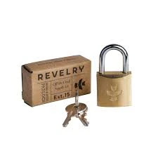 BobHQ - Revelry Accessories - 3/4" Padlock w/ Keys Main Image