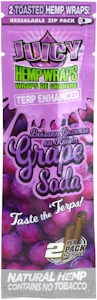 hbi - Hemp Wrap Grape Soda 2/pack