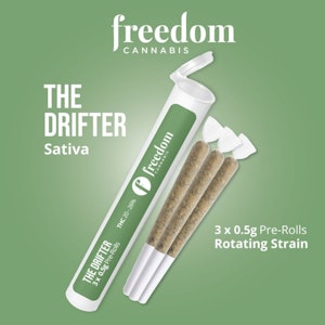 Freedom Cannabis - The Drifter 3 x 0.5g Pre-Rolls