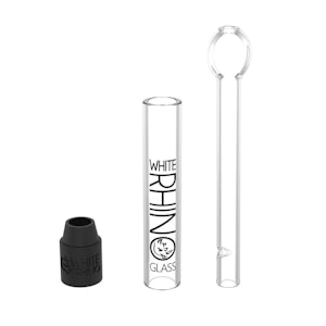 WHITE RHINO - WHITE RHINO | Glass Blunt Slider