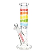 Pulsar 12" Birthday Cake Straight Tube Bong