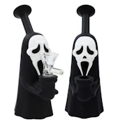 7" Ghost Face Silicone Water Pipe