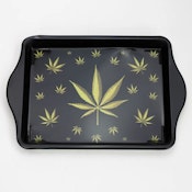 Small Metal Tray - Leaf Design