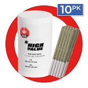 High Value Sativa Pre-Roll 10x0.5g Pre-Rolls
