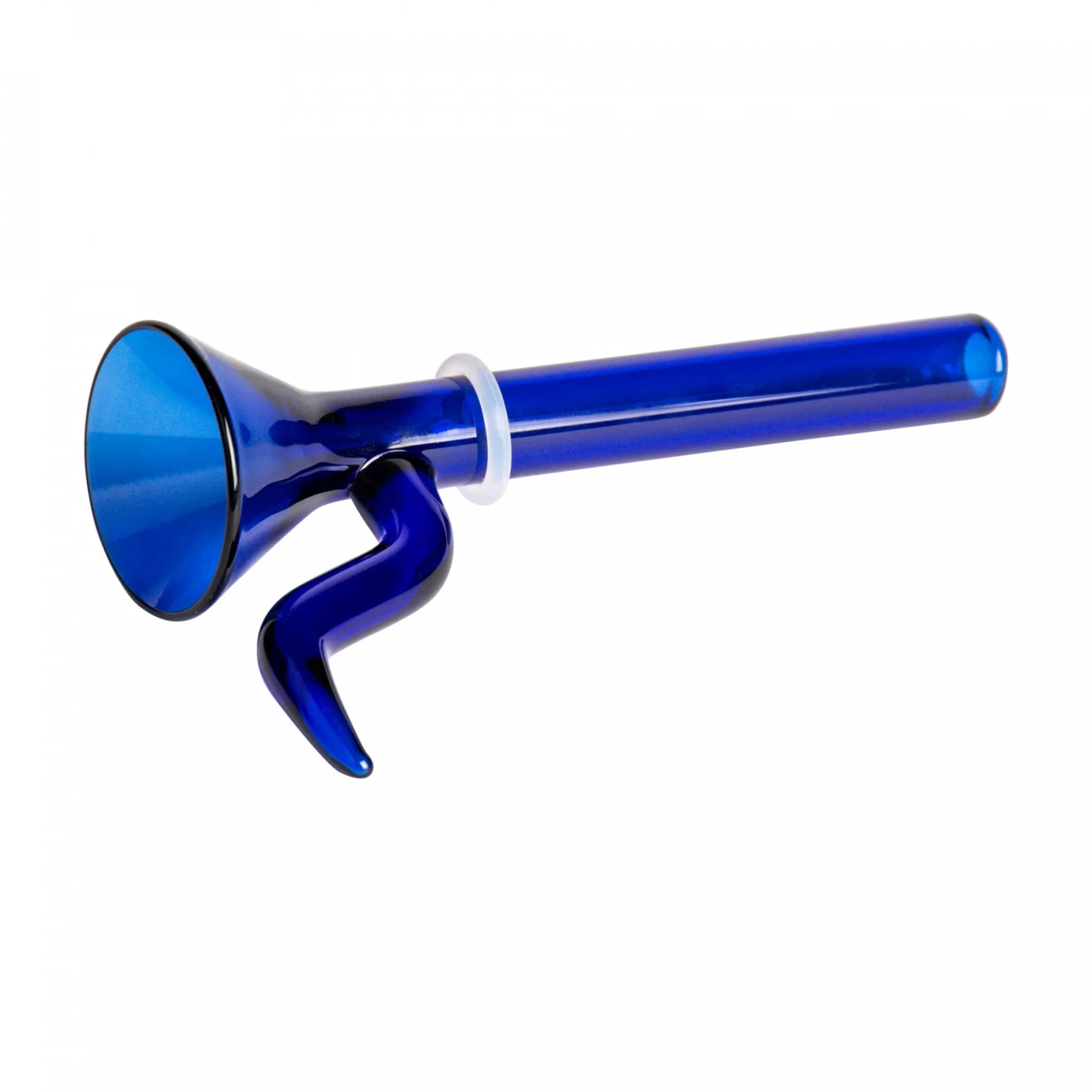 RED EYE TEK GLASS - 9MM CONE HEAVY WALL BOWL - BLUE Main Image