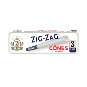 Accessory Distributor - Zig Zag White King Size Pre-Rolled Cones (3 Pack)