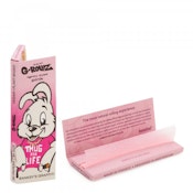 Banksy's Graffiti 'Thug 4 Life' Lightly Dyed Pink 11/4 Rolling Papers