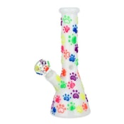PAWS FOR CAUSE - GLOW IN THE DARK WATER PIPE - 10"