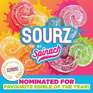 SOURZ by Spinach - SOURZ by Spinach Peach Passionfruit 1:1:1 CBN:CBD:THC 5pk Soft Chews