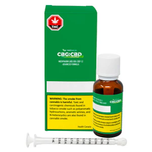 MediPharm Labs - 30ml CBG:THC 1:2 ADVANCED FORMULA OIL