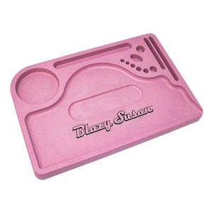 Maple Craft - BLAZY SUSAN HEMP PLATIC ROLLING TRAY
