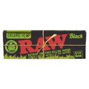 Raw - 1.25 Papers | Black Organic Hemp