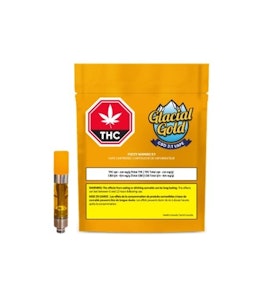 Glacial Gold - CBD 3:1 Fuzzy Mango Vape 1G