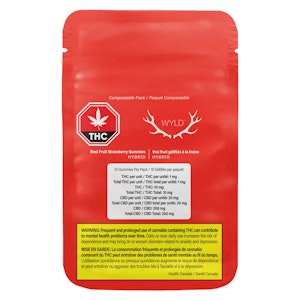 Wyld - RL FRT STRAWBERRY CBD GUMMIES - 40