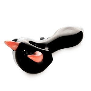 West Coast Gifts - Red Eye 4.5" Hand Pipe Pink Horns