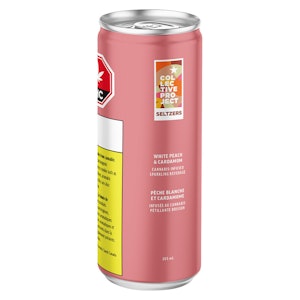 Collective Project - B - Collective Project - White Peach & Cardamom Sparkling Botanical Water  - 355ml - THC:CBD 1:1 10mg