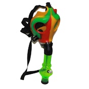 Gas Mask Bong Blue/White