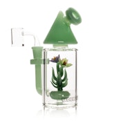 RED EYE - 7" JADE GREEN TERRARIUM DAB RIG