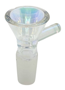 NoName - Glass GEAR Cone Handle Male Bowl | Electroplated