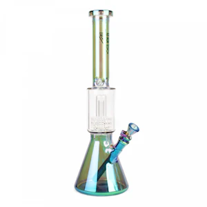 Red Eye Tek - 16" Metallic Terminator Finish Dual Chamber Beaker Tube (Green)