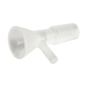 14mm Cone Pull-Out Bowl / Red Eye Glass - Frosted Glass