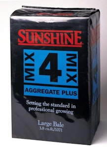 Hydrofarm - Sunshine Soil Compressed Mix #4  3.8CFC