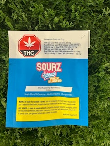 SOURZ by Spinach - 10MG FULLY BLASTED BLUE RASPBERRY WATERMELON