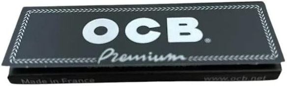 ocb - Premium black rolling papers 1 1/4