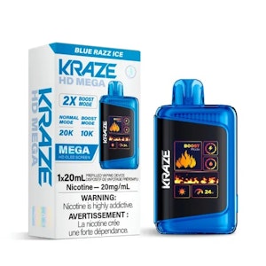 Kraze HD Mega | 20k - Blue Razz Ice