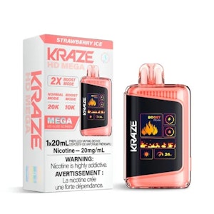 Kraze HD Mega | 20k - Strawberry Ice