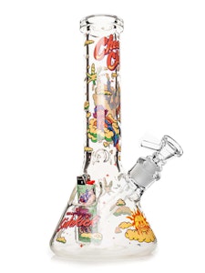 GEAR PREMIUM x Cheech & Chong Glass - GEAR PREMIUM x Cheech & Chong Glass - 12" Tall 7mm Thick My Homies Sidekick - Limited Edition Collab