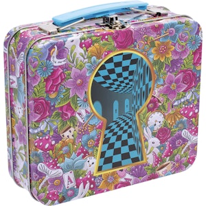 MBC - Storage Fujima Large Tin Stash Box Down The Rabbit Hole 6.5"