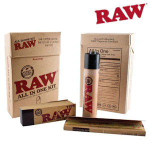 HBI CANADA - Raw all in one, lighter, papers, tips.