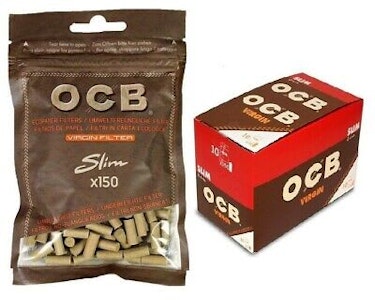 SMOKE ARSENAL - FILTERS - UNBLEACHED VIRGIN SLIM