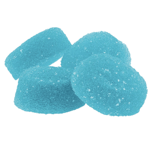 Shred 'Ems - Shred 'Ems - Sour Blue Razzberry Gummies 4x2.5:5 | 10mg THC : 20mg CBD