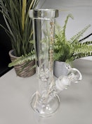 Tech Tubes - Glass Bong 9mm Straight - 12" Clear