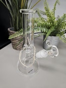 Tech Tubes - 10" 9mm Beaker Glass Bong - CLEAR