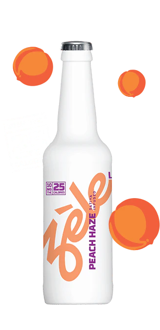 Zele LO - Peach Haze 355mL Sparkling Beverage Main Image
