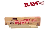 Raw Classic King Size Cones 32 Pack