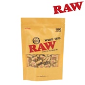 Raw Wide Pre-Rolled Tips 180