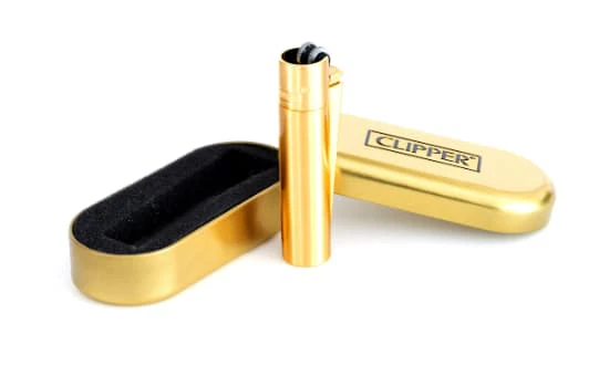 Clipper - Clipper | Refillable Metal Lighter, Poker, and Case -Gold Main Image