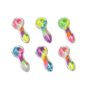 Cheech - Cheech - 4" Glow in the Dark Hand Pipe - Assorted Colours