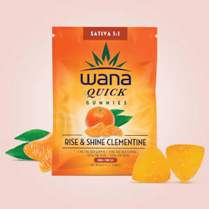  Wana - Rise And Shine Clementine Quick CBG:THC Sativa