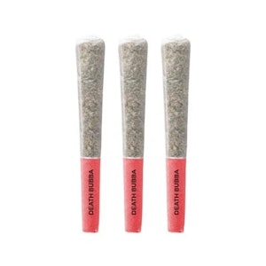 Pistol and Paris - 3 x 0.5g Death Bubba Pre-Rolls