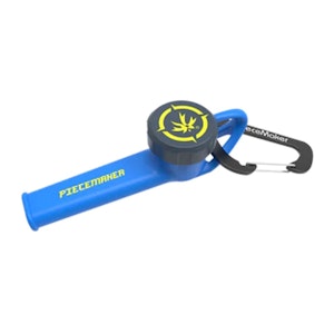 PieceMaker - PieceMaker - Karma Go! Pipe w/ Carabiner - Bouldering Blue