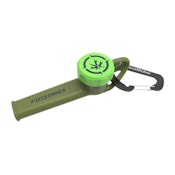 PieceMaker - Karma Go! Pipe w/ Carabiner - Grigri Green